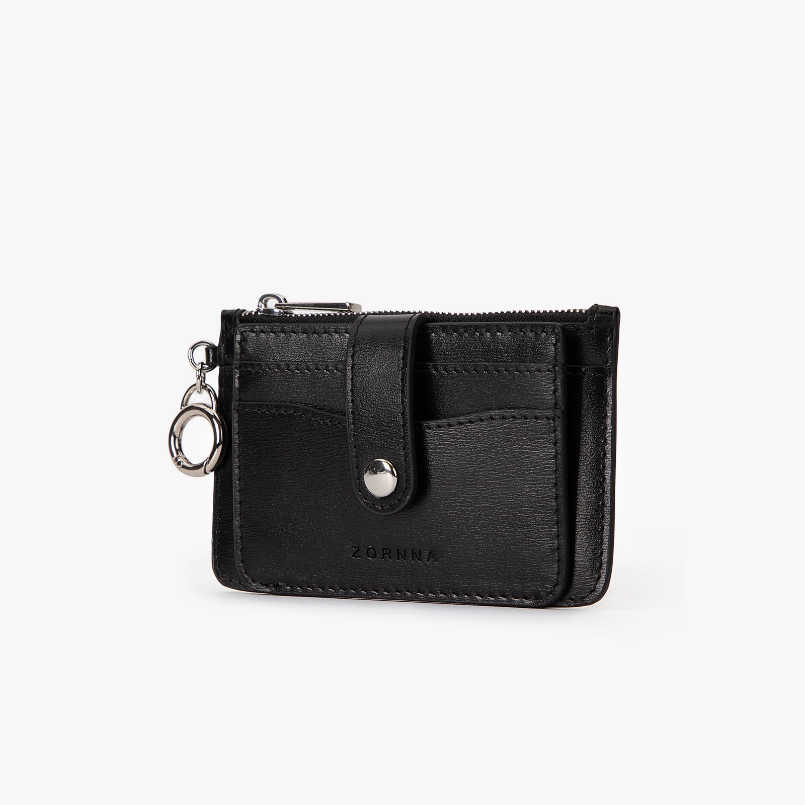 Black Leather Card Holder