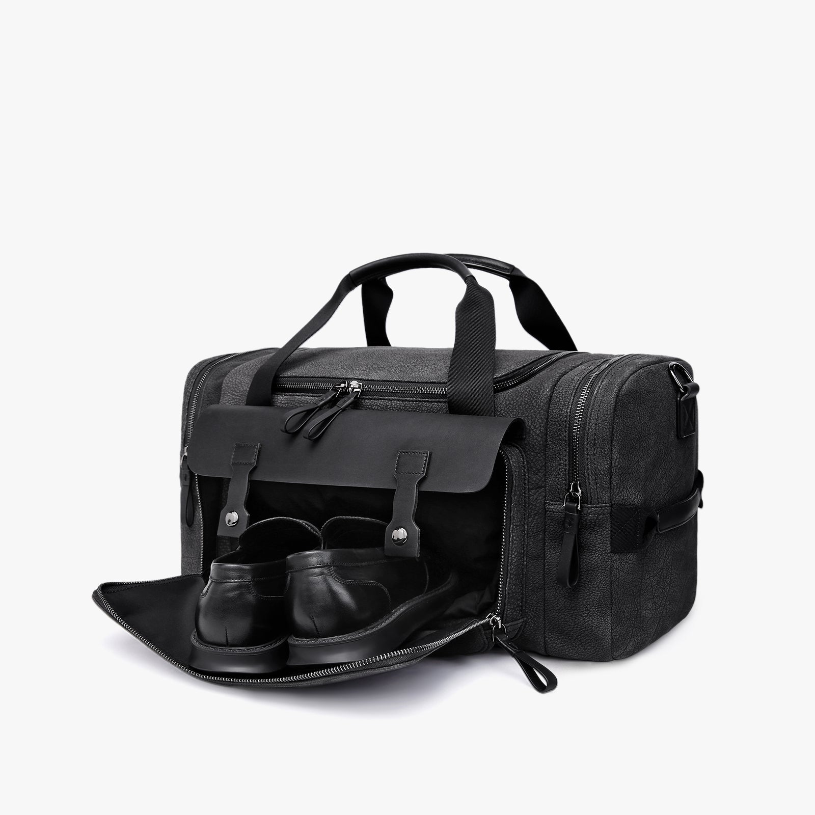 Mens Leather Duffle Bag