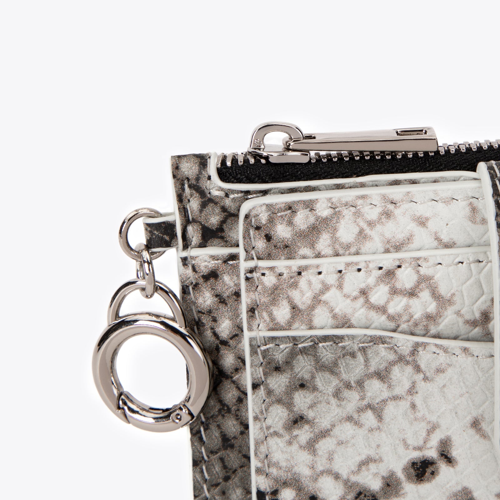 Off-White Snake Print Card Holder