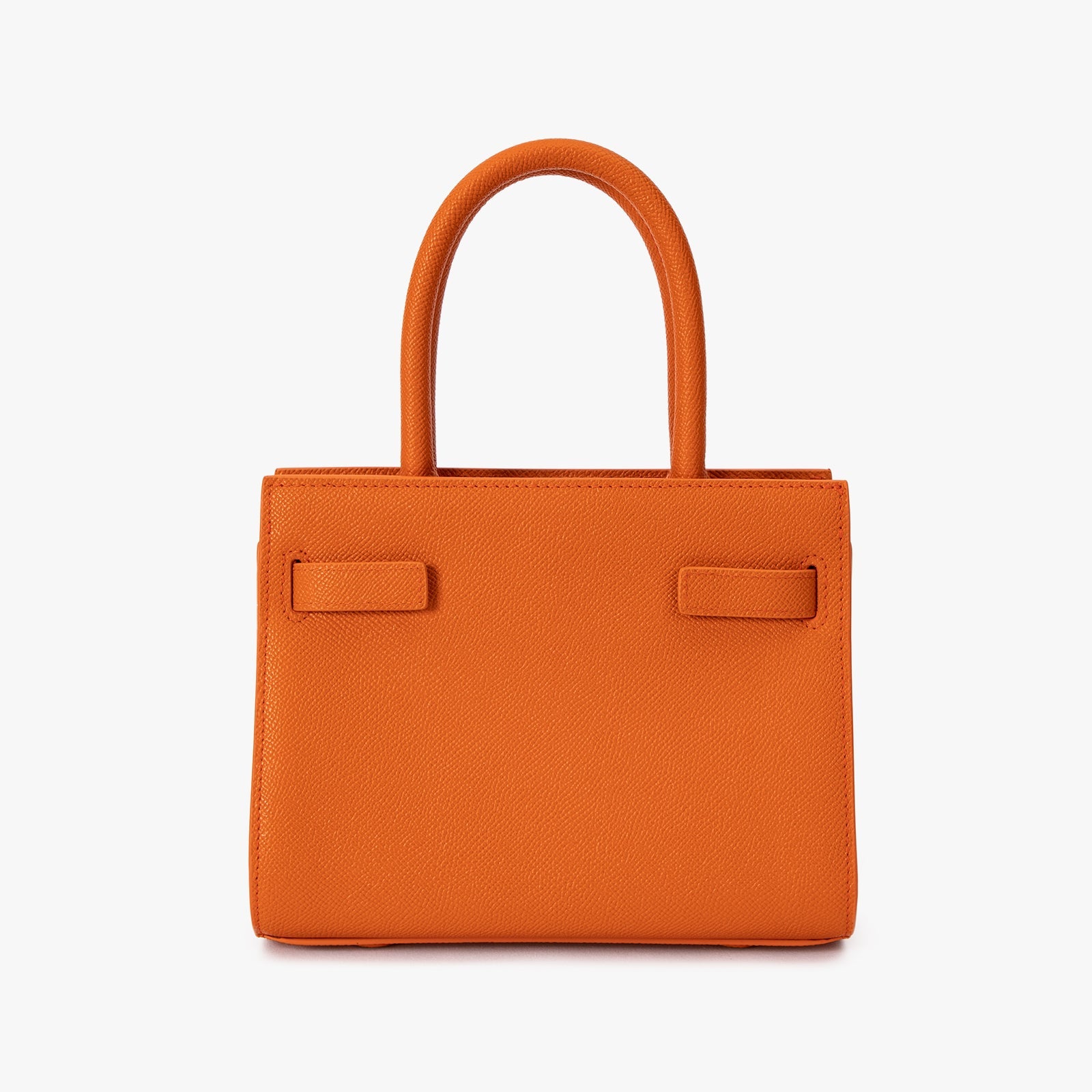 Orange Small Structured Bag