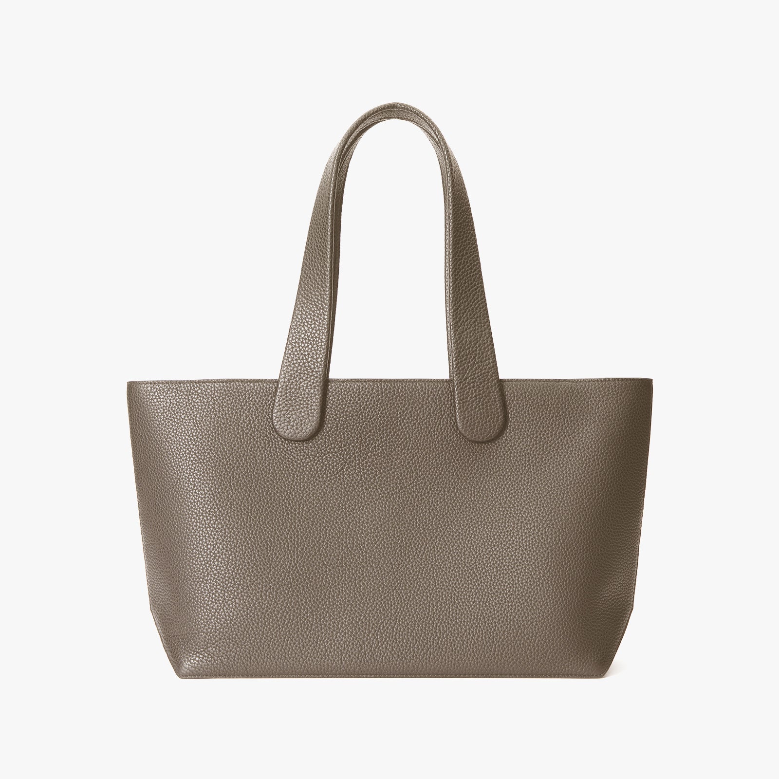 Pebbled Leather Tote Bag for Work