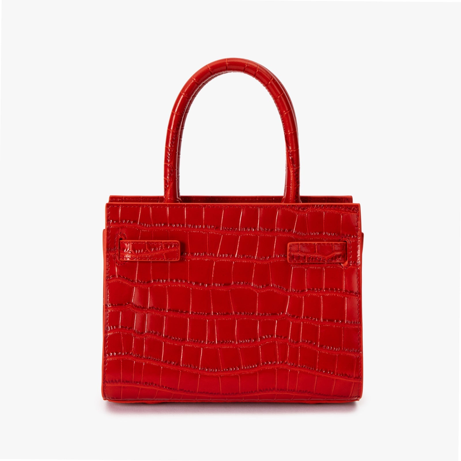 Red Small Structured Bag